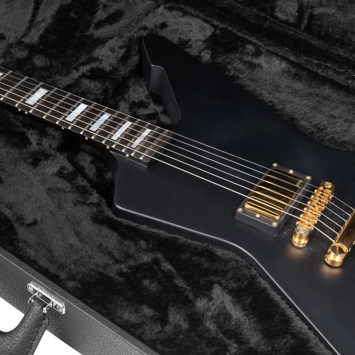 Gator GW Deluxe Étui pour Guitare Électrique Explorer, Noir, 1219x457x114 mm