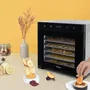Hkoenig Déshydrateur Alimentaire DSY900 - 6 Plateaux - Température 35°C à 70°C - Minuterie Intégrée - 650W - Pour Fruits, Légumes, Viandes
