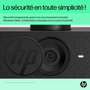 HP Webcam HP 625 Full HD 1080p avec micros, IA, Windows Hello, Zoom, rotation 360 degrés, champ de vision ajustable, pour visioconférence