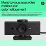 HP Webcam HP 625 Full HD 1080p avec micros, IA, Windows Hello, Zoom, rotation 360 degrés, champ de vision ajustable, pour visioconférence