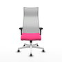 Piqueras y Crespo Chaise de Bureau Albacete Rose et Blanc
