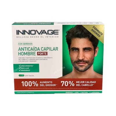 Innovage Duplo 30 Caps - Complément alimentaire capillaire pour homme Innovage Duplo 30 Caps - Complément alimentaire capillaire pour homme