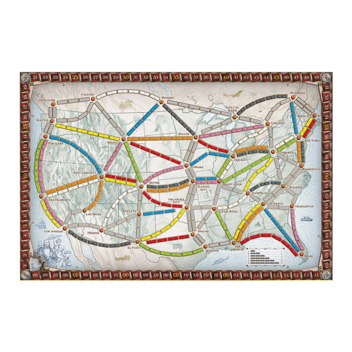 Asmodee Juego de Mesa Aventureros al Tren, Jeu de Stratégie Familial pour Enfants dès 8 Ans, Version Espagnole