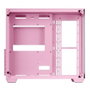 Mars Gaming MCV4P Boîtier PC Gaming Tour XXL E-ATX Vitre Trempée Sans Cadre Structure Double Chambre Noir Blanc Rose