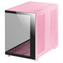 Mars Gaming MCV4P Boîtier PC Gaming Tour XXL E-ATX Vitre Trempée Sans Cadre Structure Double Chambre Noir Blanc Rose