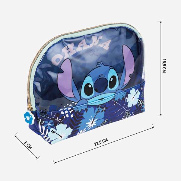 Cerdá Nécessaire de voyage Stitch 22.6 x 18.6 x structures du produit en aluminium offrant la meilleure 8.0 cm en tissu PU