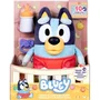 Bluey - Peluche interactive Bébé Bluey 28 cm - Sons, Biberon et Tétine - Jouet éducatif dès 3 ans