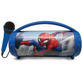 Lexibook - Enceinte Bluetooth Sans-Fil Lumineuse avec Micro - Spider-Man - Effets Lumineux Multicolores, Bluetooth 5.0, Pour Enfants