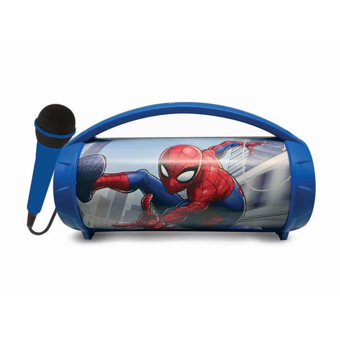 LEXIBOOK Enceinte Bluetooth Spider-Man avec microphone karaoké