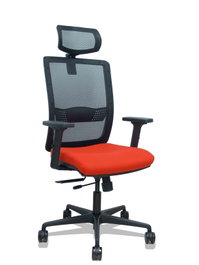 Piqueras Y Crespo Haches Chaise de Bureau Sincro/Traslack Orange Foncé et Noir
