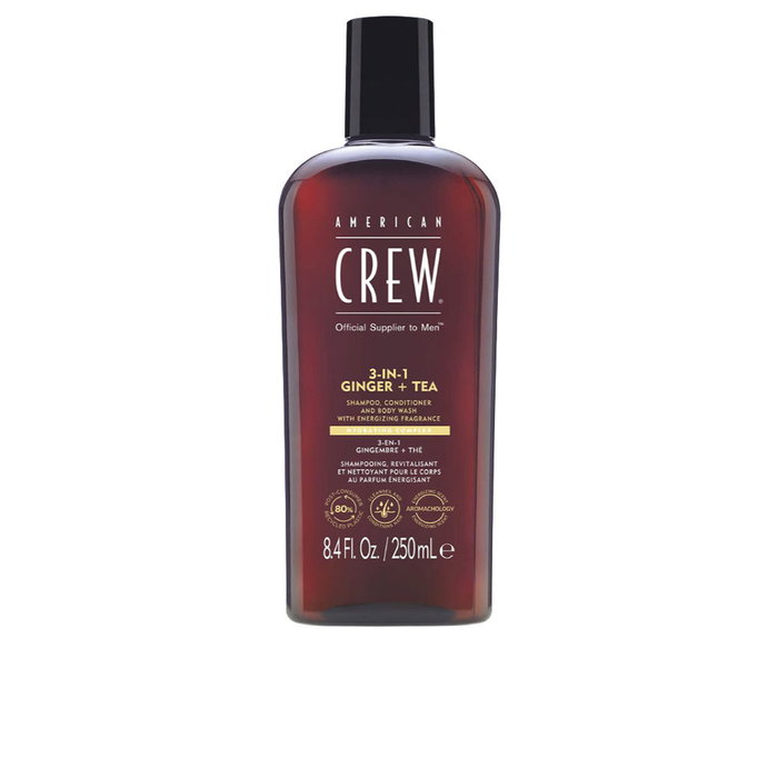 American Crew 3-in-1 Gingembre + Thé 250 ml American Crew 3-in-1 Gingembre + Thé 250 ml
