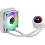 Aerocool Mirage L120 Kit de Refroidissement Liquide pour PC, Ventilateur 120 mm, RGB adressable, Radiateur Aluminium, Pompe en Cuivre, Blanc