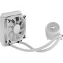 Aerocool Mirage L120 Kit de Refroidissement Liquide pour PC, Ventilateur 120 mm, RGB adressable, Radiateur Aluminium, Pompe en Cuivre, Blanc