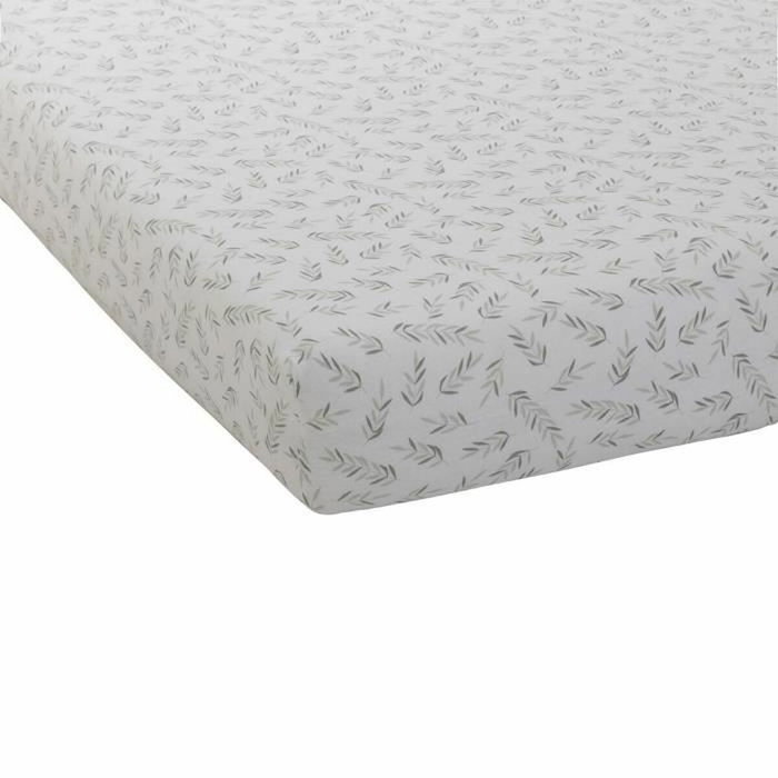 Domiva Drap housse en jersey imprimé 120 x 60 cm Vert Domiva Drap housse en jersey imprimé 120 x 60 cm Vert