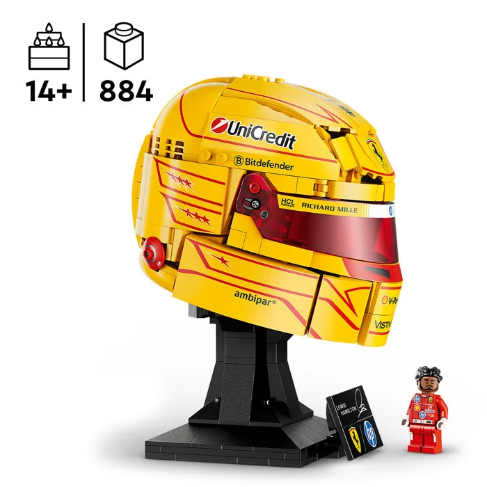 LEGO Ferrari F1 - Casque de Lewis Hamilton - Maquette de Collection 43022