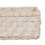 Panier à couverts Blanc Bambou Rotin 34 x 24 x 6 cm