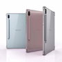 eSTUFF Coque souple transparente ORLANDO pour Samsung Galaxy Tab S7+ et Tab S8+, protection complète en TPU, ultra-fine et légère