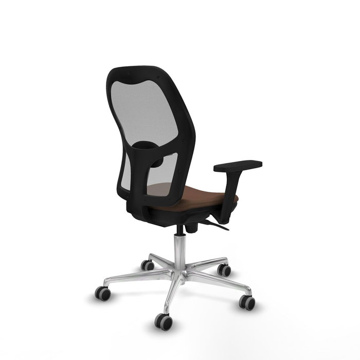 Piqueras y Crespo 3D086G0 Chaise de Bureau Gris Brun foncé Piqueras y Crespo 3D086G0 Chaise de Bureau Gris Brun foncé