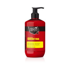 Real Natura Shampooing sans sel à charge rapide de kératine Cinderella - Shampooing réparateur et lissant pour cheveux - 500 ml
