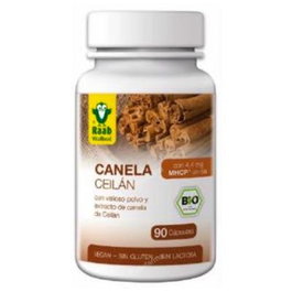 RAAB VITALFOOD Canela Bio 90 gélules vegan