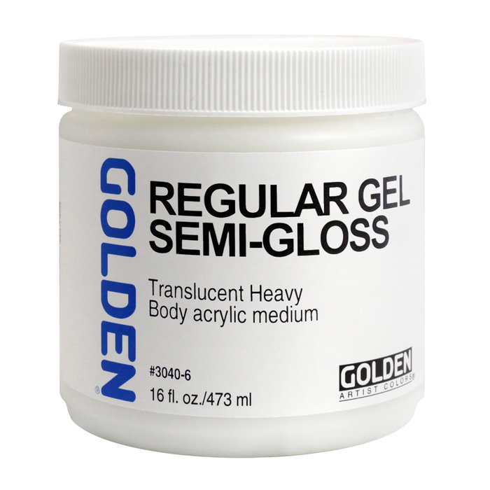 Golden Regular Gel Semi-Gloss 473 ml Golden Regular Gel Semi-Gloss 473 ml