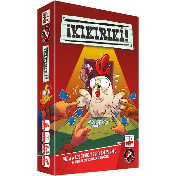 SD GAMES Kikiriki - Jeu de société de déduction et de bluff en espagnol, pour 4 à544 joueurs à partir de 8 ans, durée 20 min
