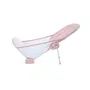 Ingenuity Summer Transat de bain pliable pour bébé - 2 positions, rose, avec filet lavable et coussin, 8.75 x 5.41 x 5 cm