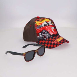 Cerdá Ensemble Casquette et Lunettes de Soleil Hot Wheels 53 cm