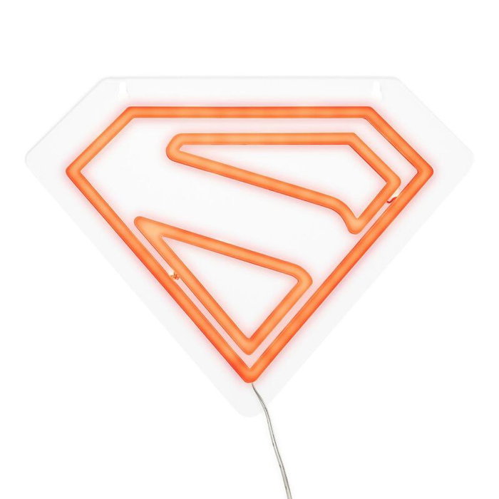 Paladone Lumière Néon LED Superman – Panneau Mural Officiel DC Comics pour Décoration