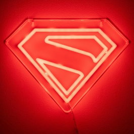Paladone Lumière Néon LED Superman – Panneau Mural Officiel DC Comics pour Décoration