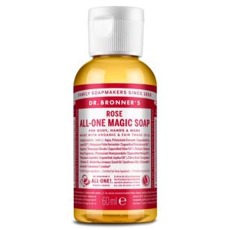 Savon liquide Dr Bronner's 60 ml Roses Savon liquide Dr Bronner's 60 ml Roses