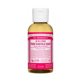 Savon liquide Dr Bronner's 60 ml Roses