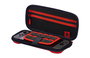 PowerA Etui de Protection Compact pour Nintendo Switch Modèle OLED, Lite et Standard - Noir, Double Fermeture Éclair, Support de Jeu et Pochette de Rangement