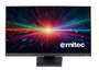 Ernitec Moniteur de surveillance 22 pouces Full HD 1080p 24/7, Châssis métallique, HDMI, VGA, BNC, 5 ms, 100x100 VESA