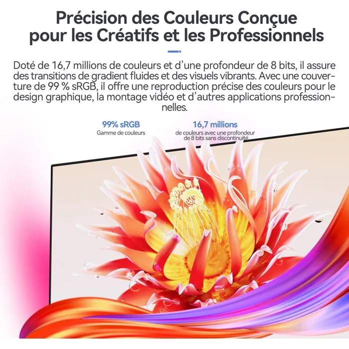 HKC Écran PC 24 Pouces V2418S - Full HD 144Hz - Dalle IPS 5ms - Connectique HDMI/VGA - Support VESA