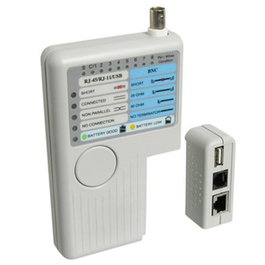 Wp european cabling solution Tester probador cables wp rj11 rj12 rj45 bnc usb