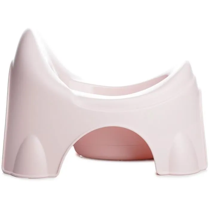 Thermobaby INITIO - Pot d'apprentissage de la propreté ergonomique pour bébé, Rose Poudre, Confortable et stable, Facile à nettoyer