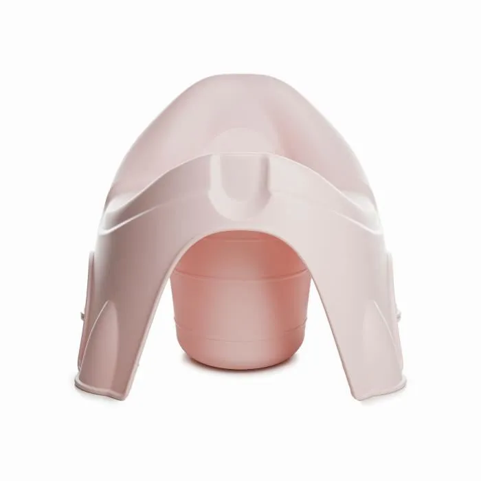 Thermobaby INITIO - Pot d'apprentissage de la propreté ergonomique pour bébé, Rose Poudre, Confortable et stable, Facile à nettoyer