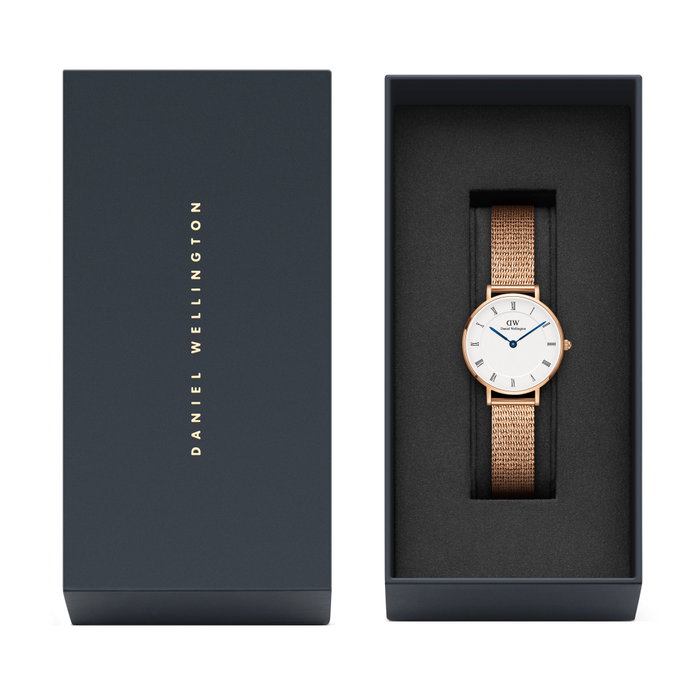 Daniel Wellington DW00100681 Petite Roman Rose Gold et Rose