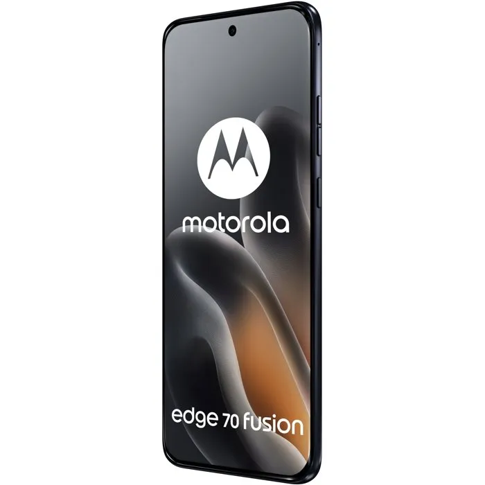 Motorola Edge 70 Fusion - Smartphone 6.78 pouces 144Hz pOLED - 8 Go RAM 256 Go - Noir - Processeur puissant - Appareil photo Sony - 5200 mAh - Étanche