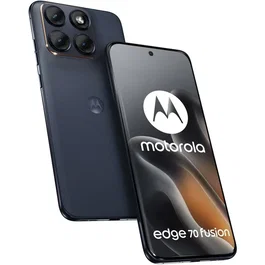 Motorola Edge 70 Fusion - Smartphone 6.78 pouces 144Hz pOLED - 8 Go RAM 256 Go - Noir - Processeur puissant - Appareil photo Sony - 5200 mAh - Étanche