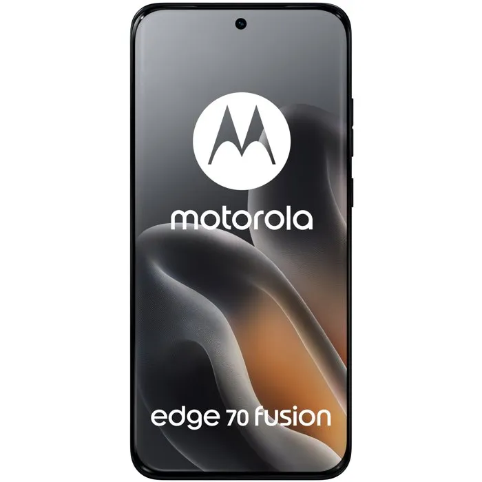 Motorola Edge 70 Fusion - Smartphone 6.78 pouces 144Hz pOLED - 8 Go RAM 256 Go - Noir - Processeur puissant - Appareil photo Sony - 5200 mAh - Étanche