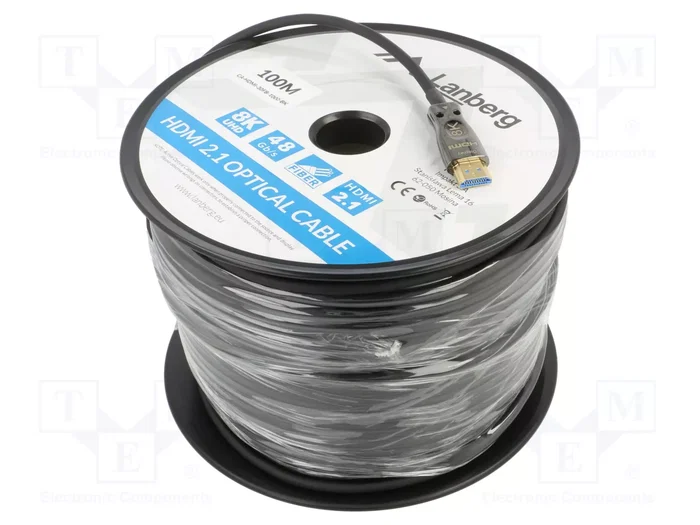 LANBERG Câble HDMI optique 100m Noir LANBERG Câble HDMI optique 100m Noir