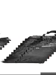 Guess Sac Dan Weekender, Sac de Voyage en Textile Noir pour Homme