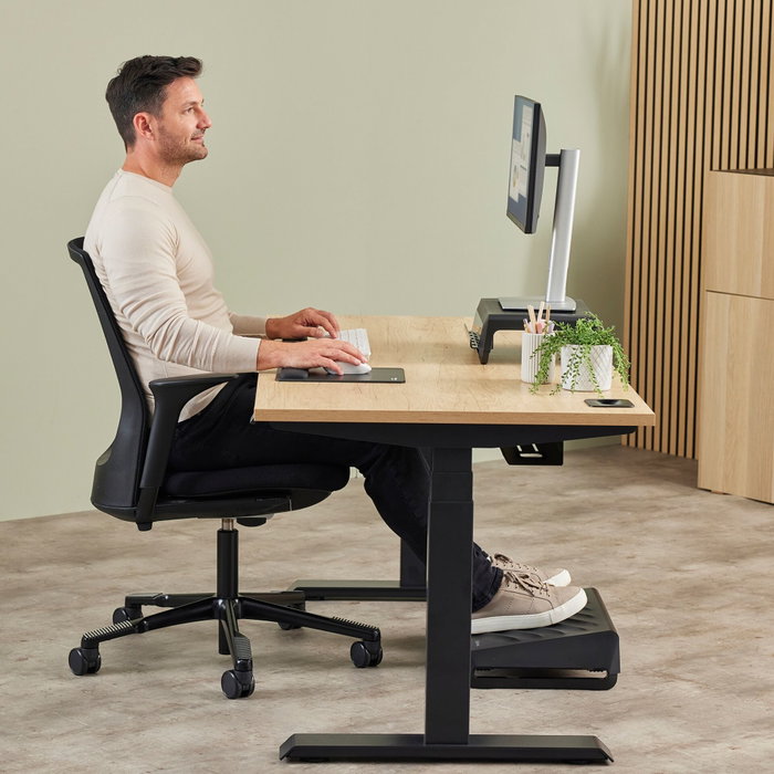 Fellowes Breyta XL Tapis de souris avec repose-poignet noir