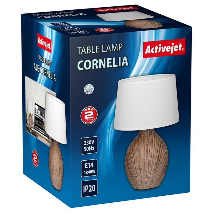 Lampe de bureau Activejet AJE-CORNELIA Noir Bois Lampe de bureau Activejet AJE-CORNELIA Noir Bois
