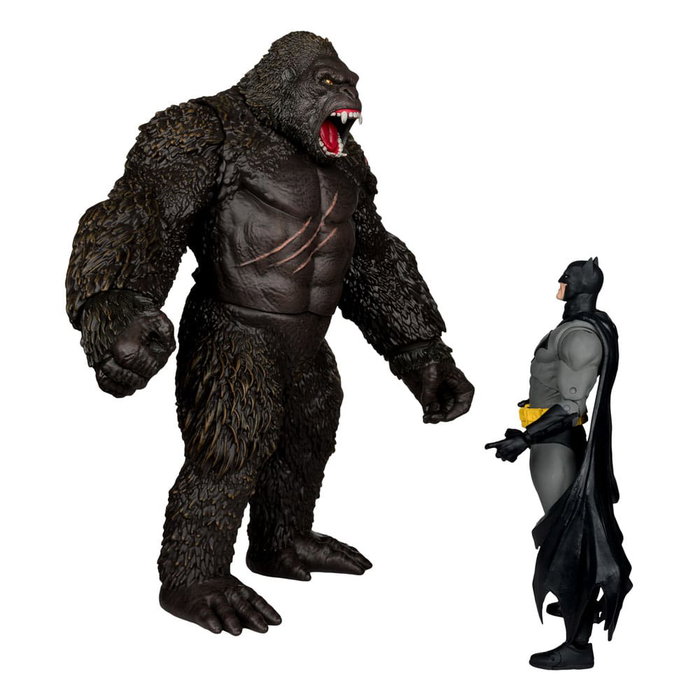 DC Justice League Monsterverse DC Multiverse pack de 2 figurines Batman & Kong 29 cm DC Justice League Monsterverse DC Multiverse pack de 2 figurines Batman & Kong 29 cm