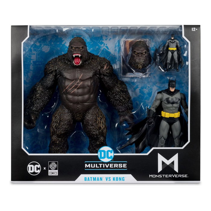 DC Justice League Monsterverse DC Multiverse pack de 2 figurines Batman & Kong 29 cm DC Justice League Monsterverse DC Multiverse pack de 2 figurines Batman & Kong 29 cm
