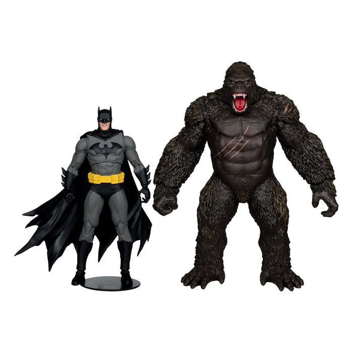 DC Justice League Monsterverse DC Multiverse pack de 2 figurines Batman & Kong 29 cm DC Justice League Monsterverse DC Multiverse pack de 2 figurines Batman & Kong 29 cm