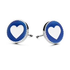 Boucles d´oreilles Femme CO88 Collection 8CE-70024 Argenté Bleu